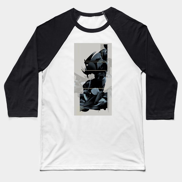 Satelite Baseball T-Shirt by humanwurm